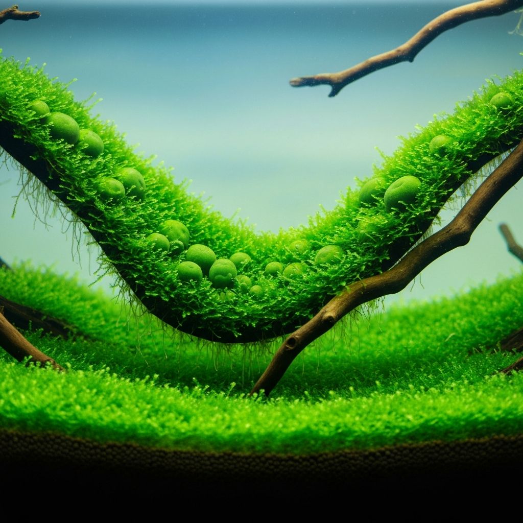 Vesicularia dubyana e Taxiphyllum barbieri - muschi acquario